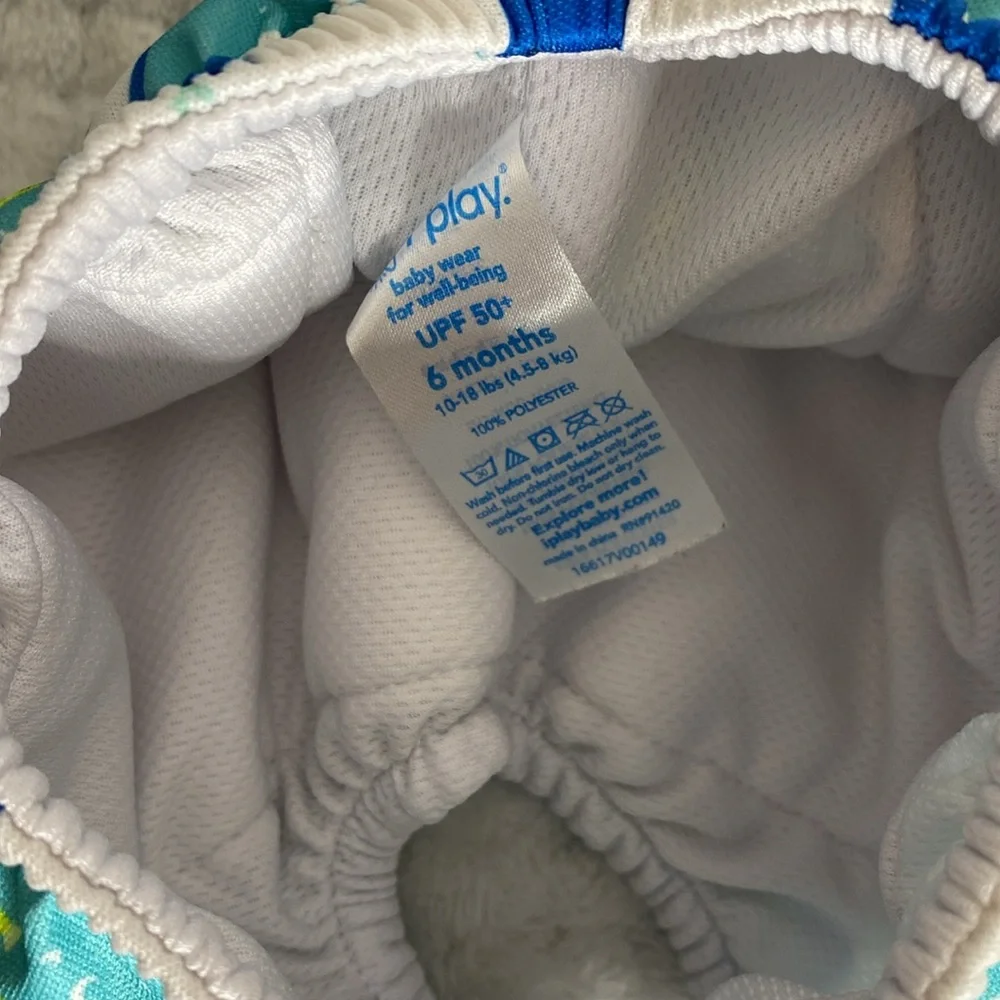 I play Whale Print Reusable Swim Diaper